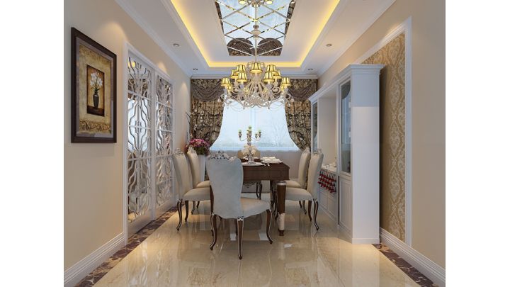 浭陽華府156㎡簡歐風(fēng)格案例