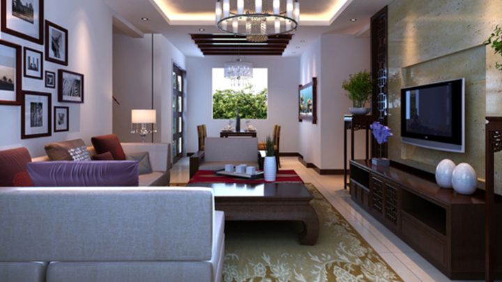 星河灣116㎡簡(jiǎn)中式風(fēng)格案例