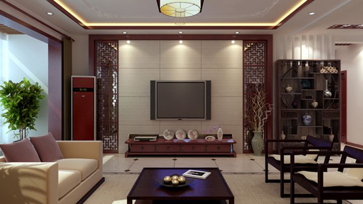 康馨雅苑182㎡簡中式風格案例