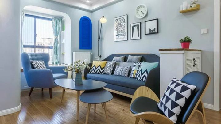 湖畔酈舍荷風苑102㎡北歐風格案例