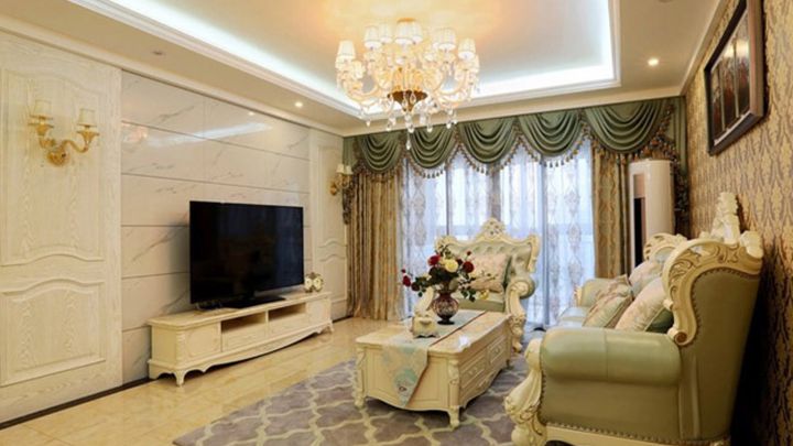 錦繡花苑120㎡奢華歐式案例