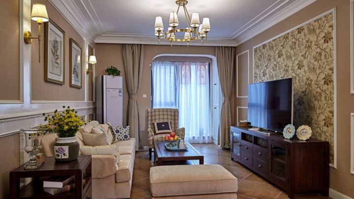 橡樹灣108㎡簡美風格案例