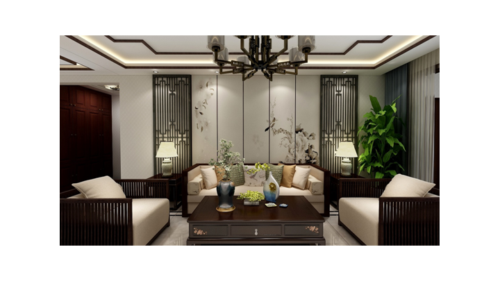 唐山市國花園-138平米-傳統中國風格