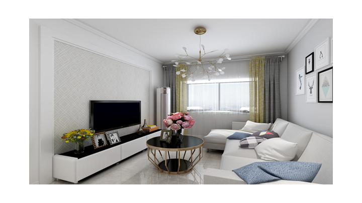 唐山恒大學庭-66平米-4.8萬元-用我們的設計換你十年的等待