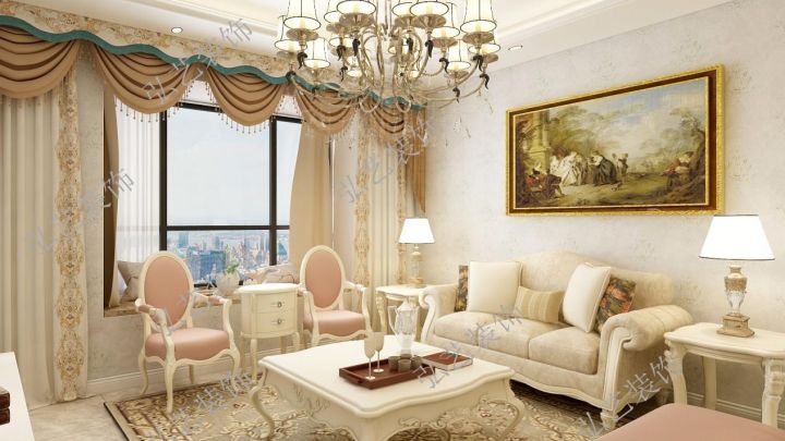 唐山景泰翰林-74平米-5.8萬元-爛漫歐式