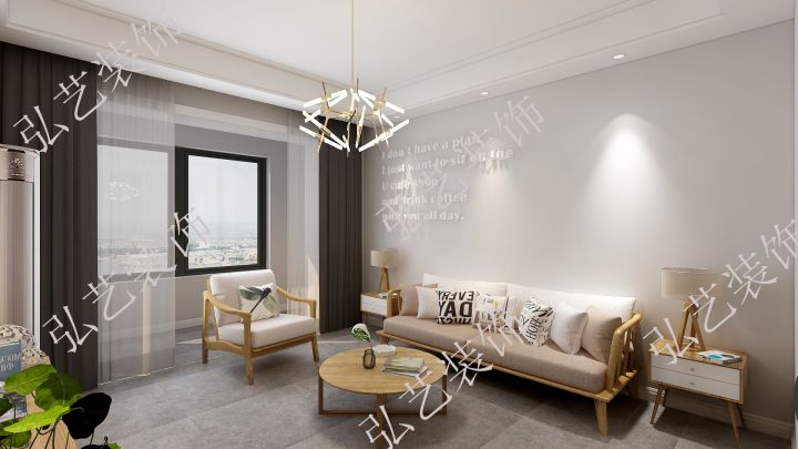 萬潤城-89平米-6.7萬元-簡約風格