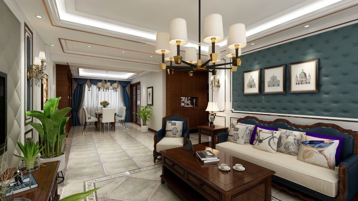 景泰翰林-137平米-美式風格