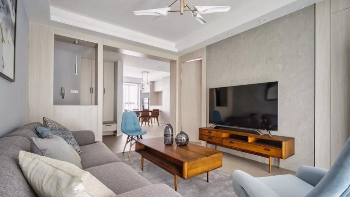 溫馨三口之家，簡潔實用的淺調北歐風！