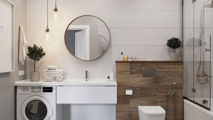 衛生間洗衣機的擺放形式，get到你了么？