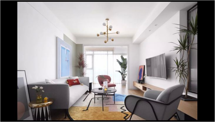 【室內設計】100㎡現代簡約風格案例分享
