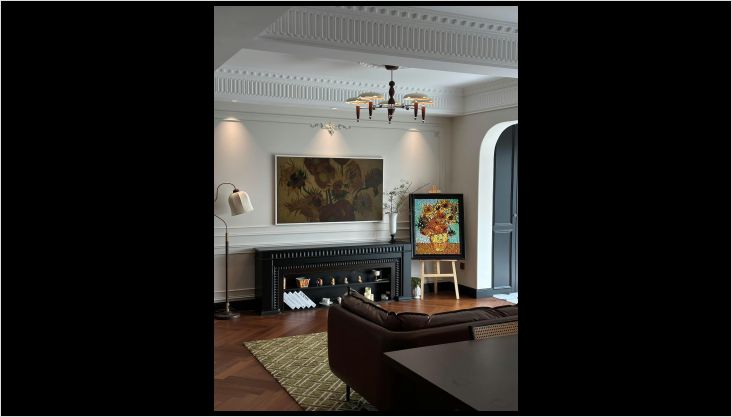 法式復古實景落地