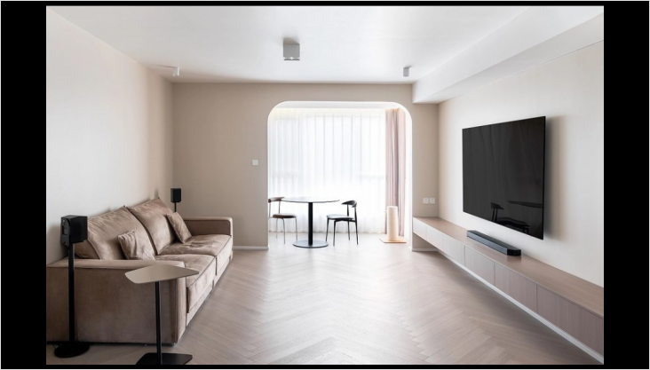 溫柔奶油風實景落地