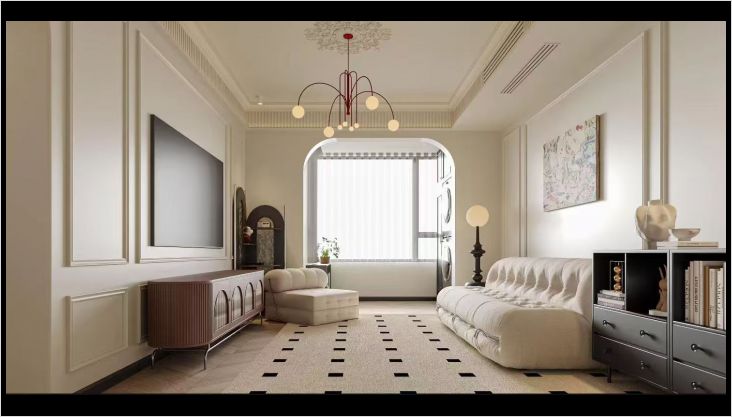 這才是奶油法式裝修該有的樣子，溫柔到心化